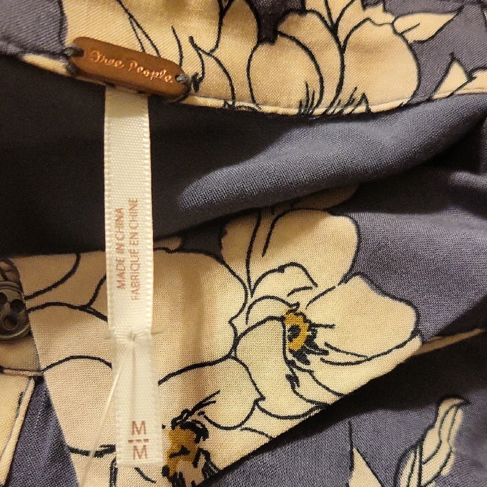 Free People Floral  Tunic Dress